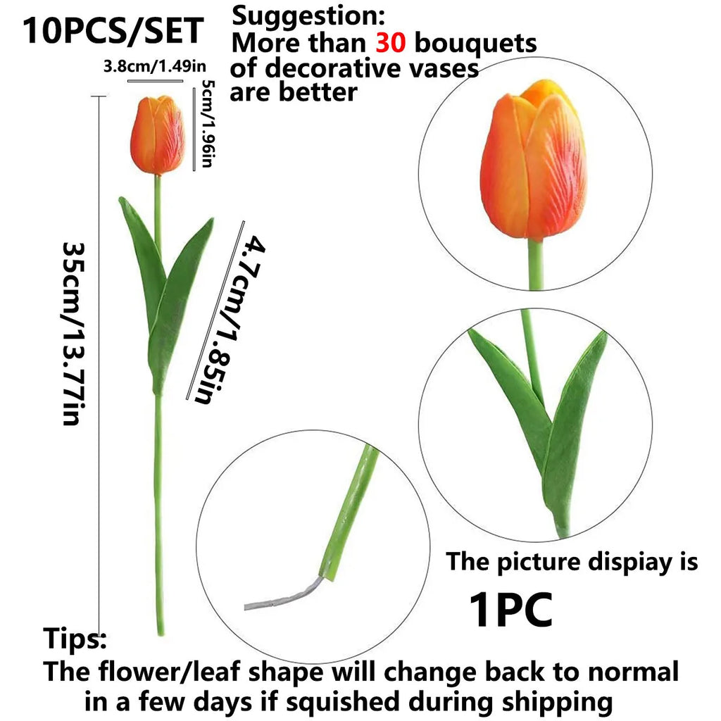 Fleur Artificielle Bouquet de Tulipe
