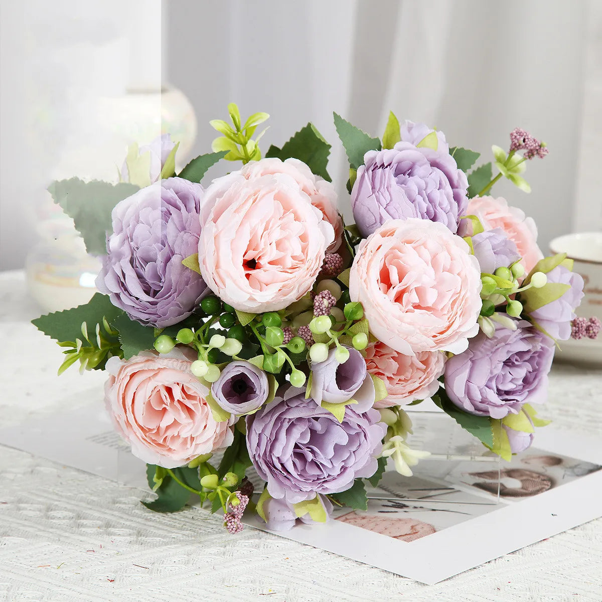 Fleur Artificielle Bouquet de Roses