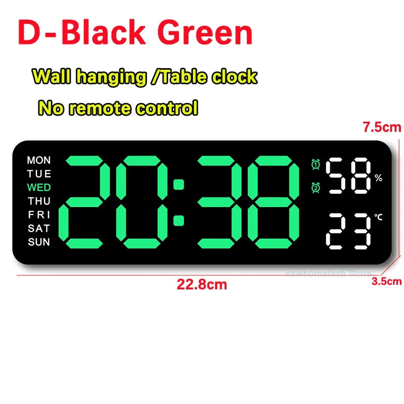 Horloge Murale numérique Led