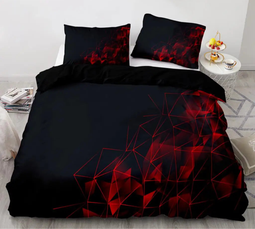 Parure Housse de Couette à Motif