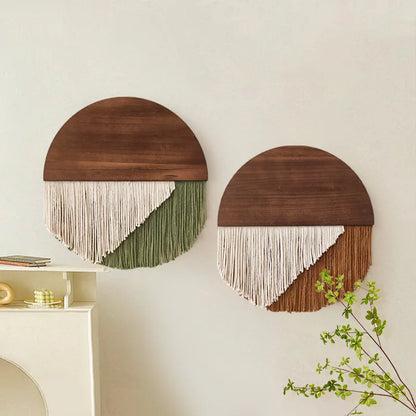 Macramé Tapisserie Murale Rond