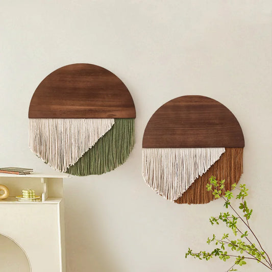 Macramé Tapisserie Murale Rond