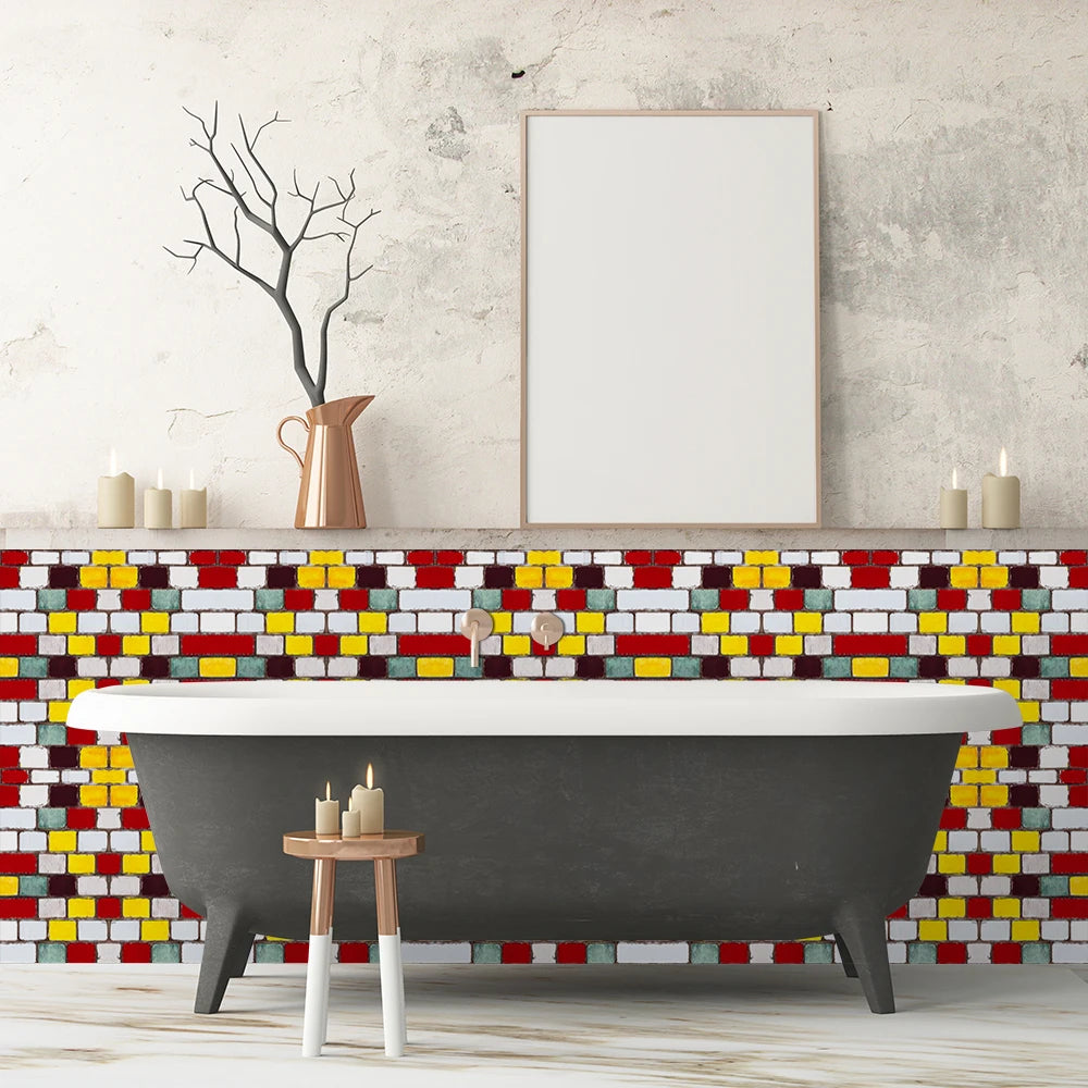 Revêtement Autocollant Mural Décoratif Mosaïque