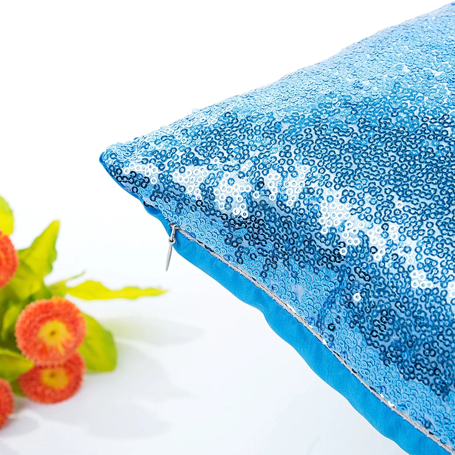 Housse de Coussin Pailletée