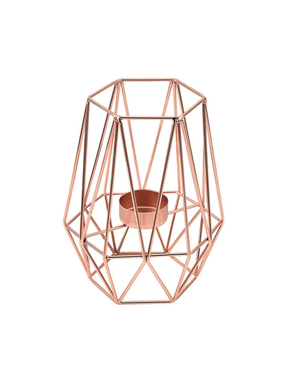 Bougeoirs votifs en Métal Hexagonal