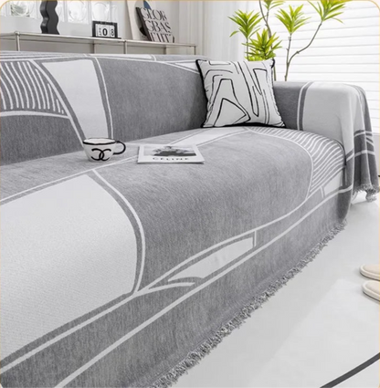 Housse de Canapé en Coton Style Nordique