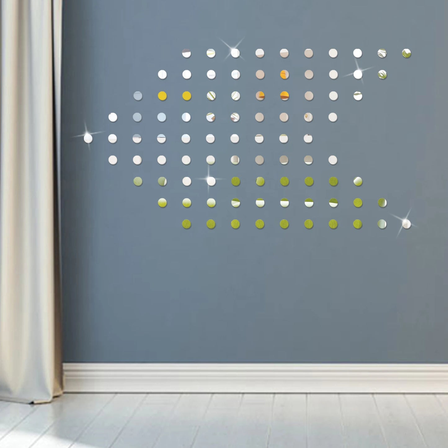 Miroir Décoratif Autocollant 3D