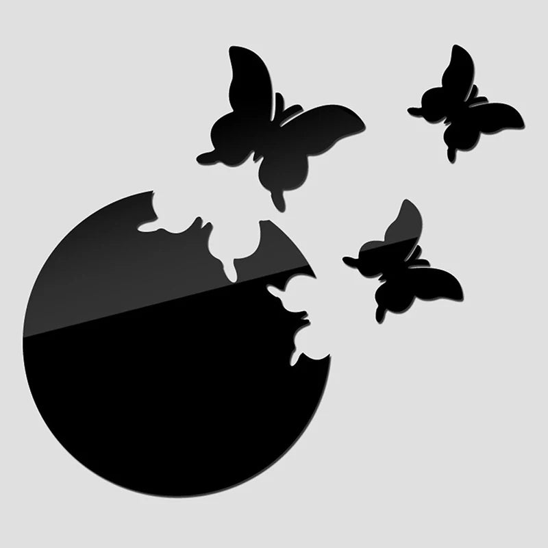 Miroir Décoratif Autocollant Papillon