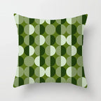 Housse de Coussin Décorative à Motif Géométrique