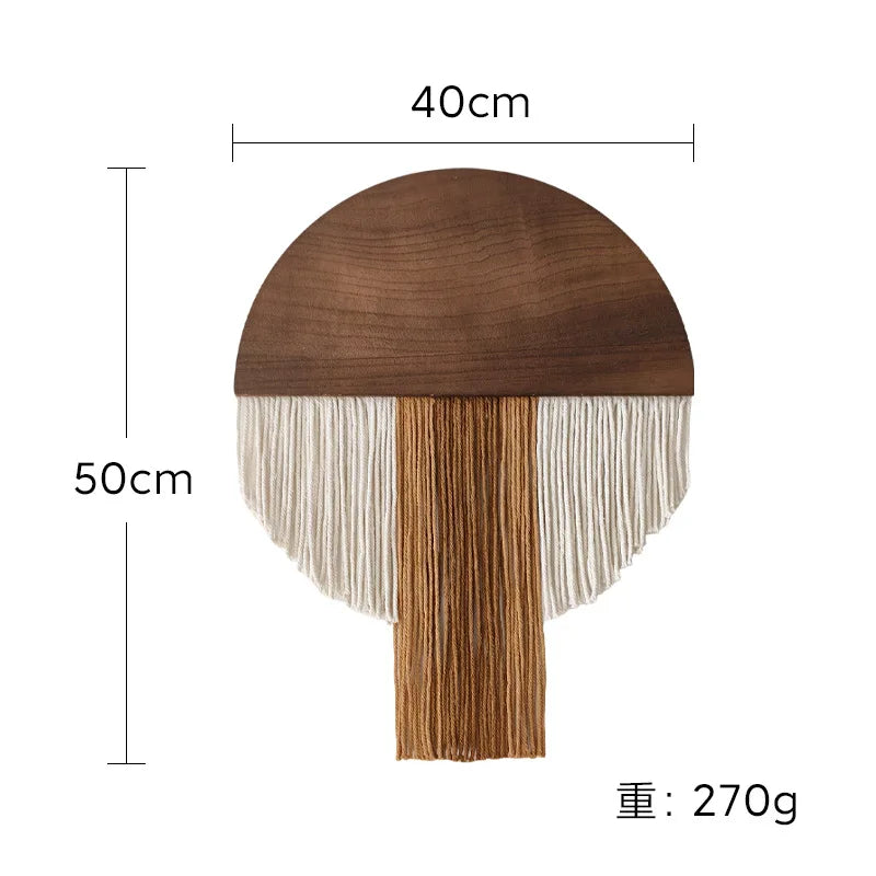Macramé Tapisserie Murale Rond
