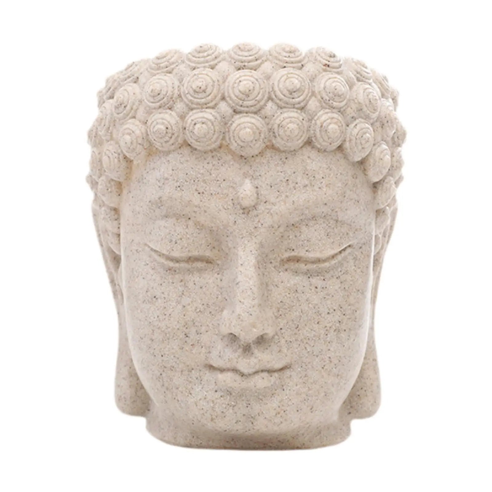 Pot de Fleurs Tête de Bouddha