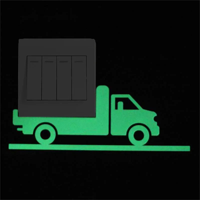 Autocollant Mural Interrupteur Phosphorescent