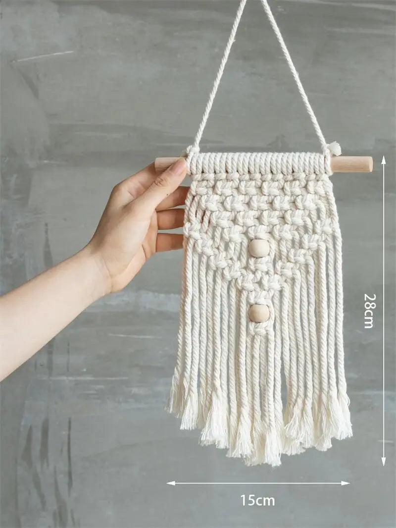 Tenture Murale Nordique en Macramé