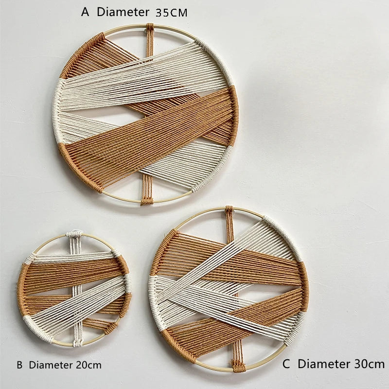 Tapisserie Murale Macramé rond