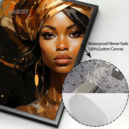 Tableau Moderne Femme Africaine