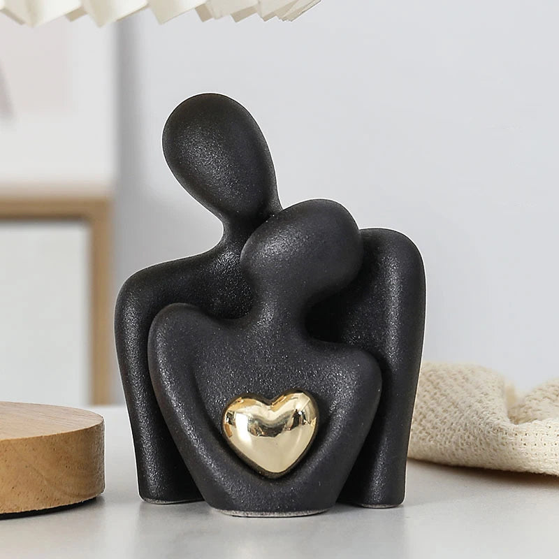 Figurine Couple en Céramique