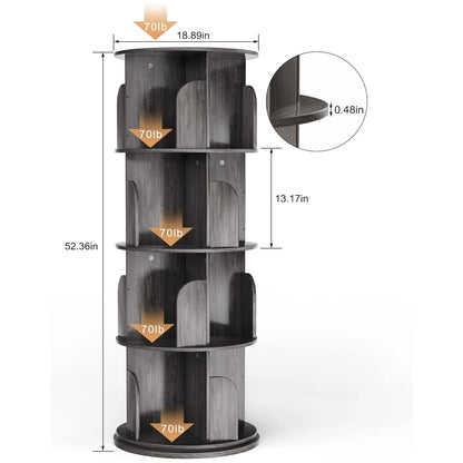 Bibliothèque Rotative 4 niveaux