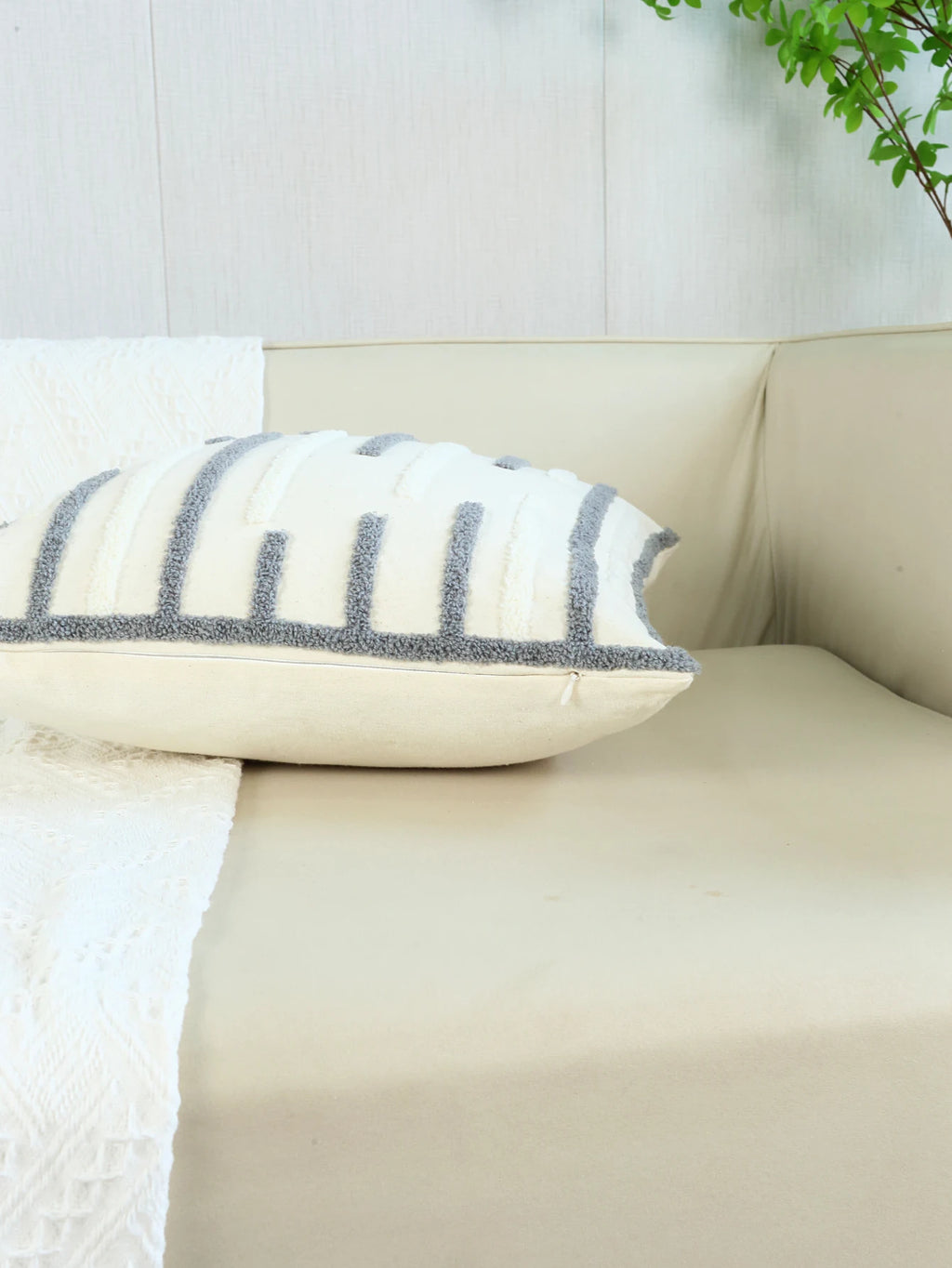 Housse de Coussin en Coton