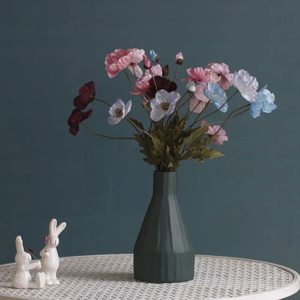 Fleur Artificielle  Pavot en Soie