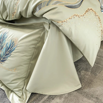 Parure de lit Brodée