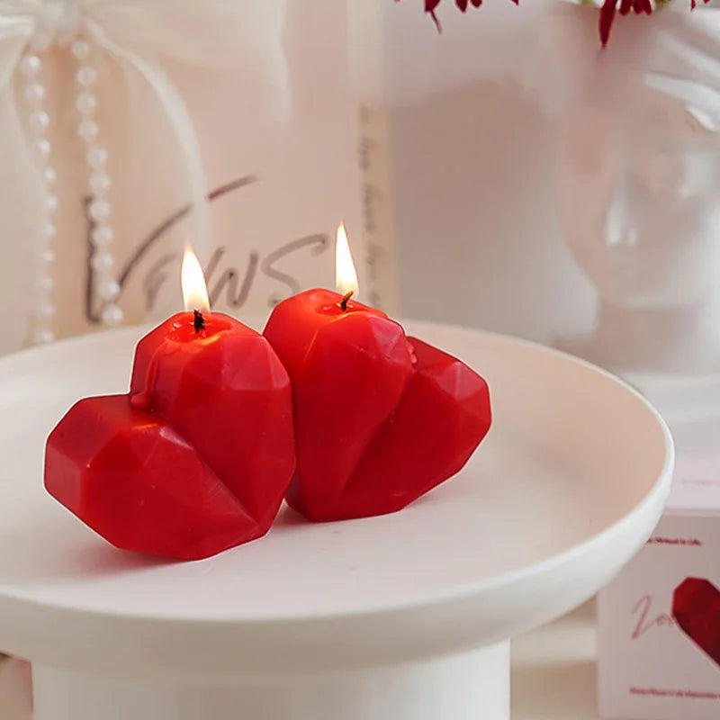 Bougie Parfumé Coeur rouge
