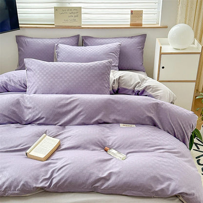 Parure Housse de Couette en Jacquard