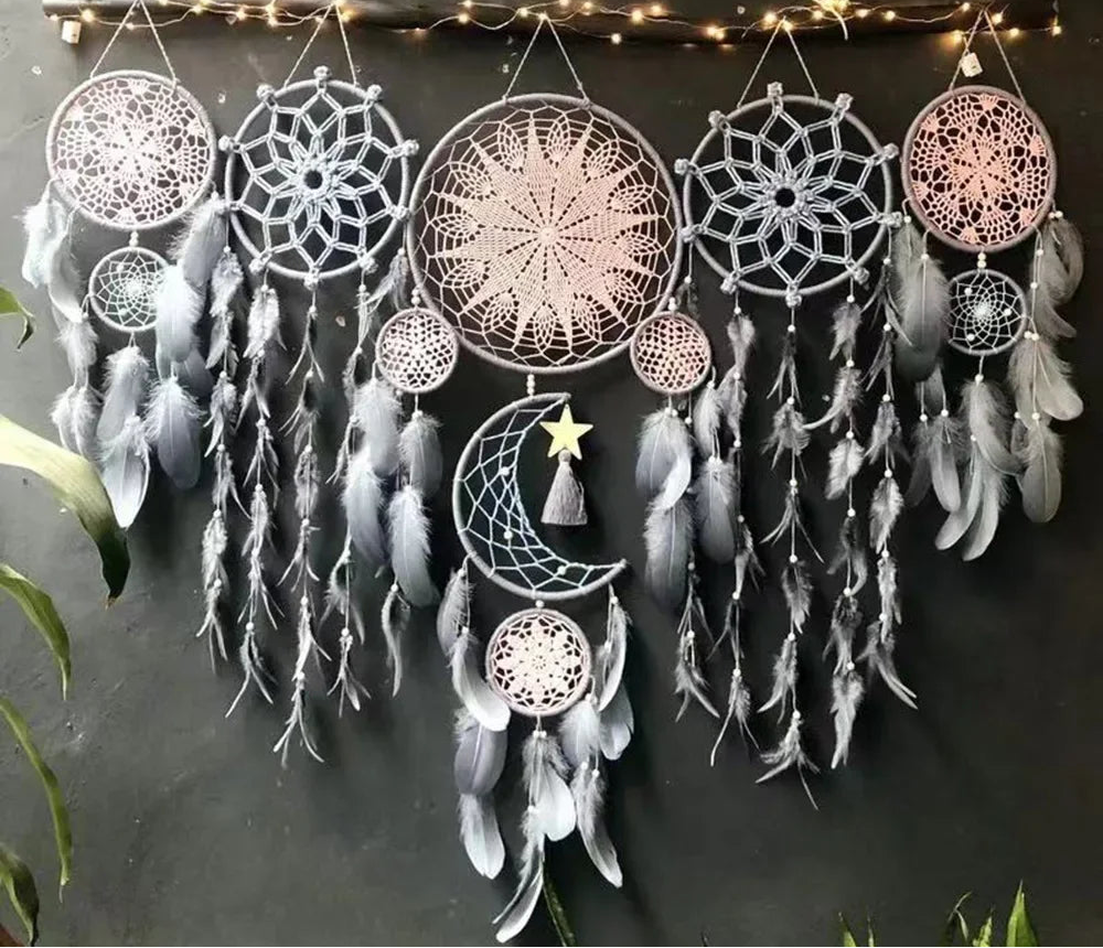 Macramé Murale Attrape-Rêves Bohèmes
