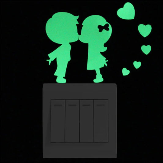 Autocollant Mural Interrupteur Phosphorescent