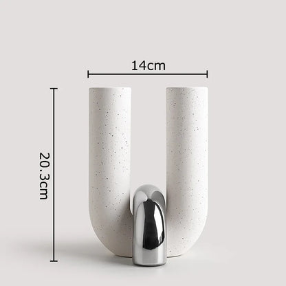 Vase en Céramique forme U