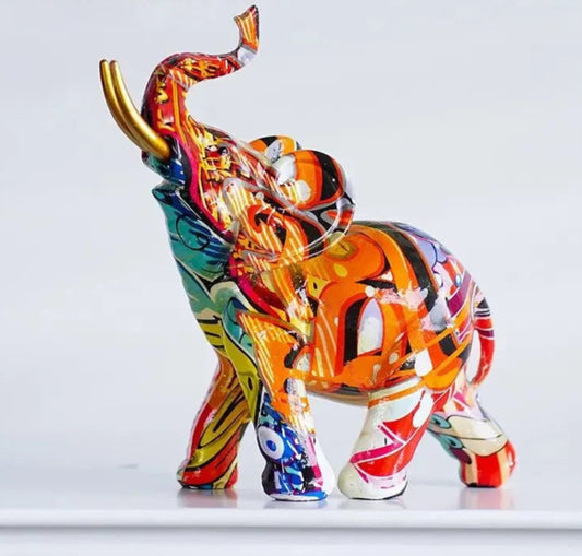 Figurine Eléphant Colorée