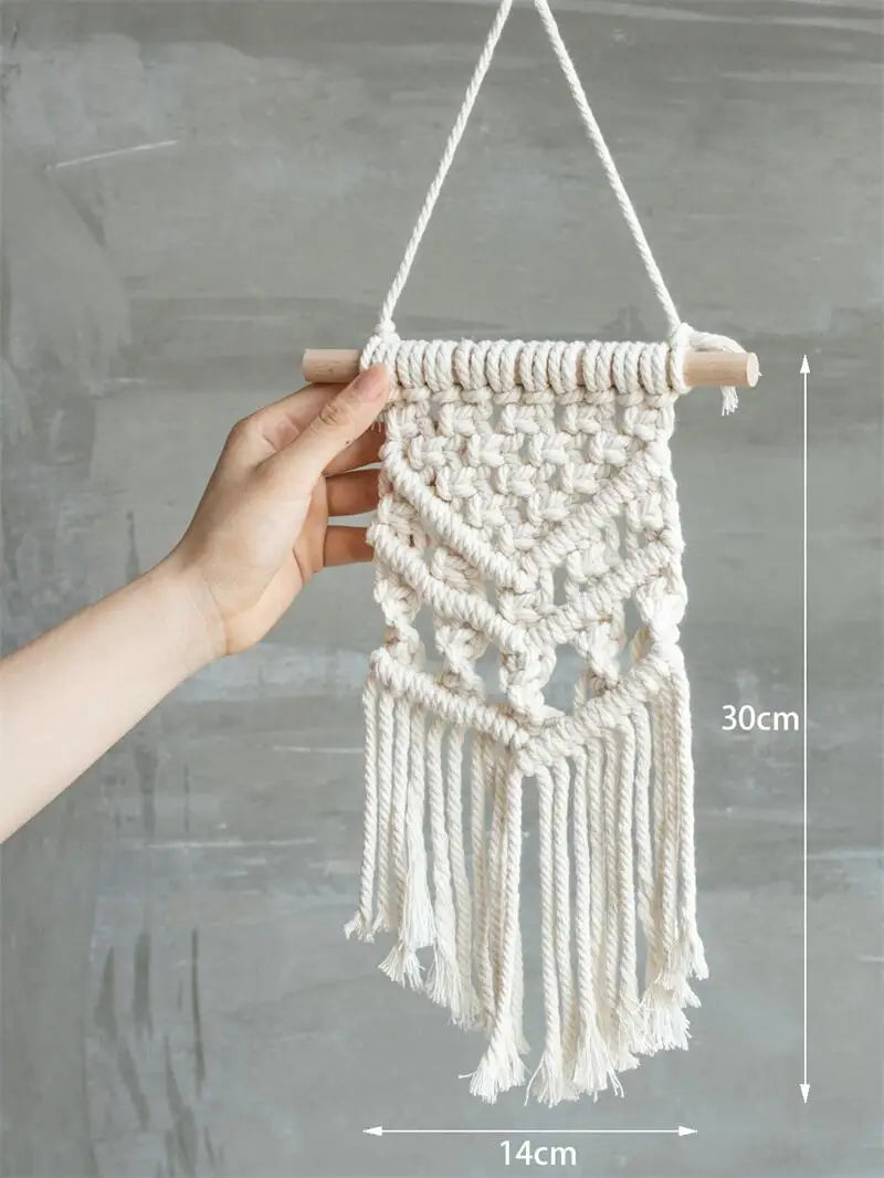 Tenture Murale Nordique en Macramé