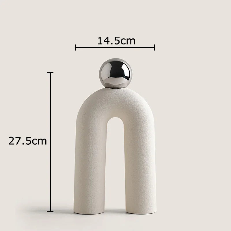 Vase en Céramique forme U