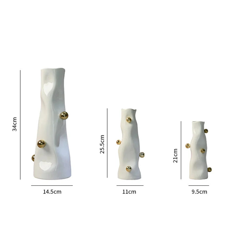 Vase en Résine Géométrique
