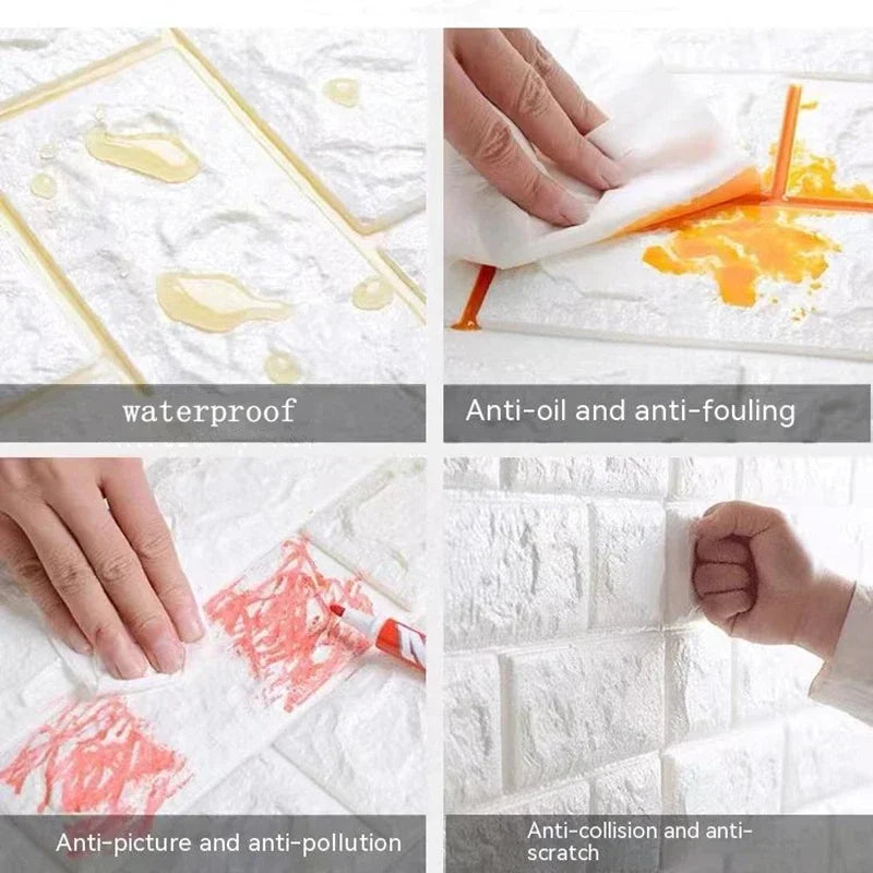 Autocollant Mural mousse 3D