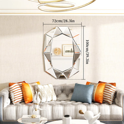 Miroir Décoration Asymétrique
