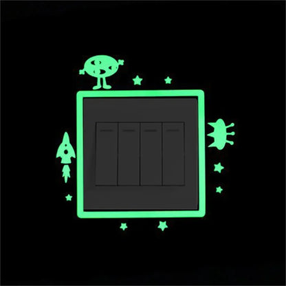 Autocollant Mural Interrupteur Phosphorescent