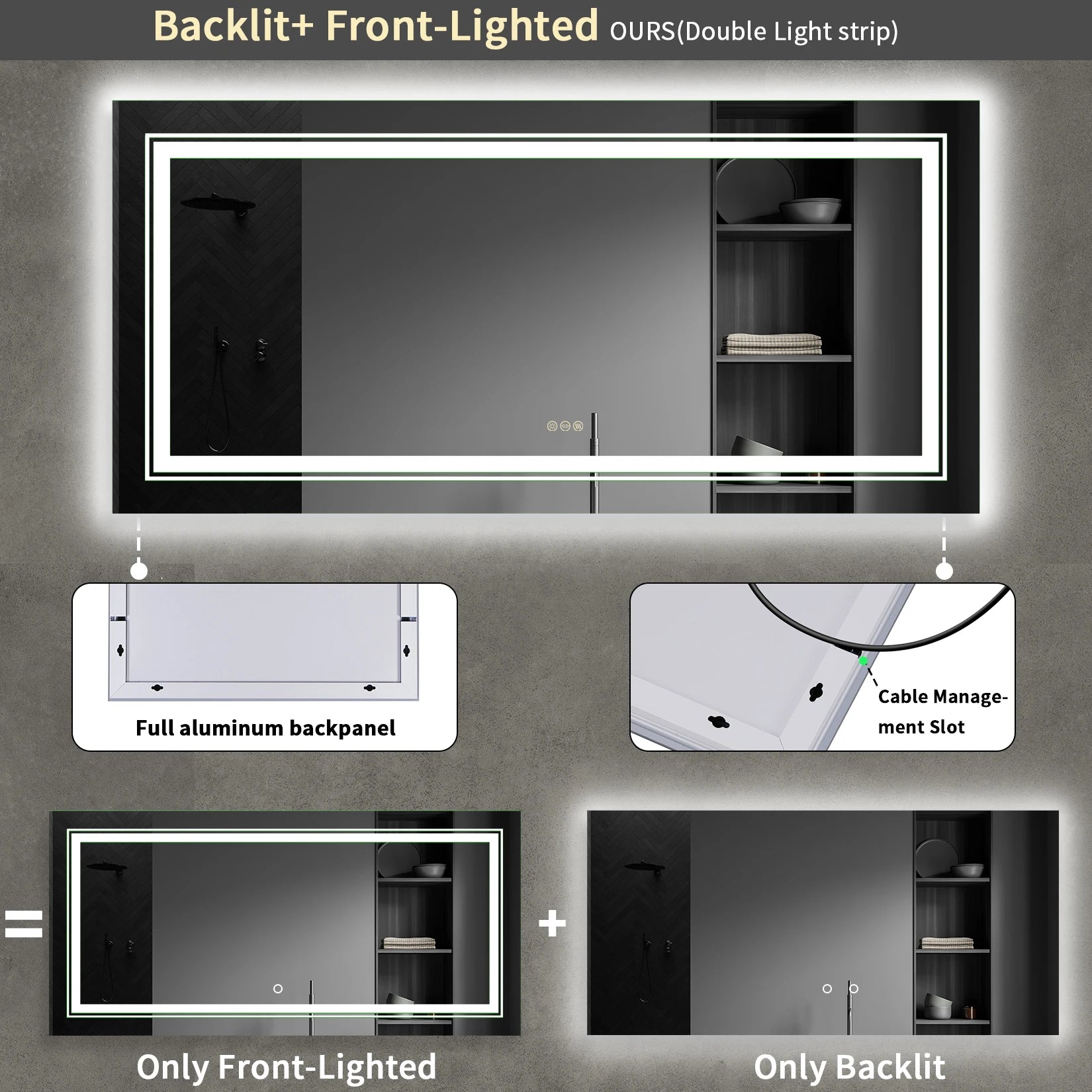 Miroir Décoratif Led