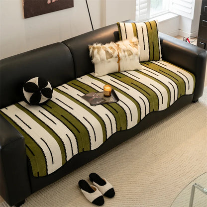 Housse de canapé en chenille