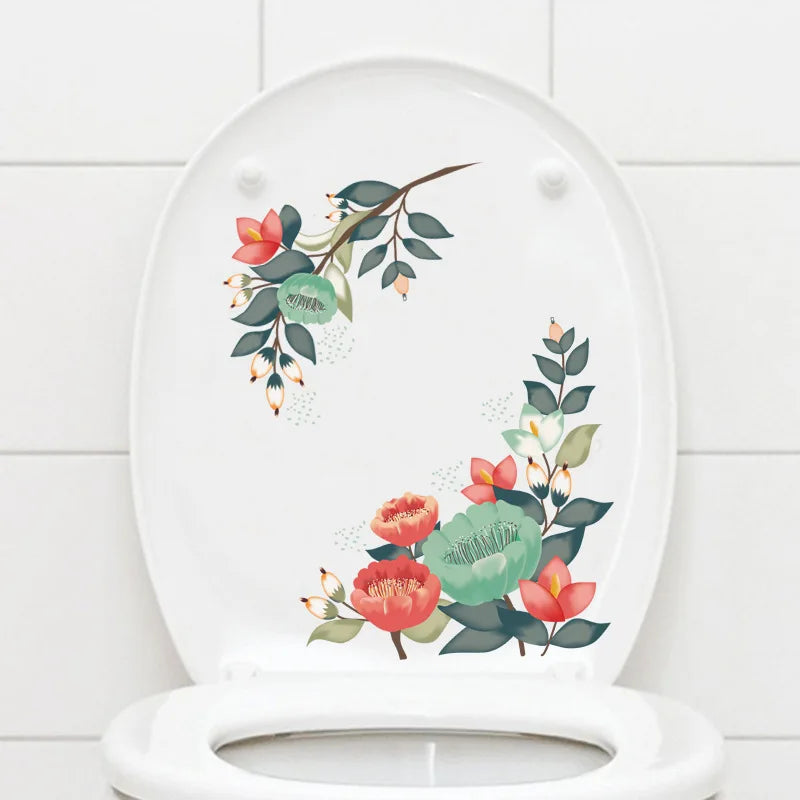 Autocollant Mural Plante WC