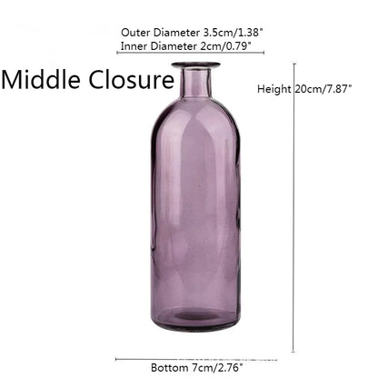 Vase en Verre Coloré style Nordique