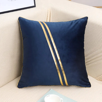 Housse de Coussin en Velours Doux