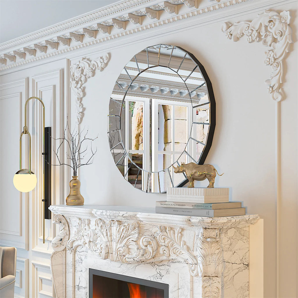 Miroir Décoratif Rond 80 cm