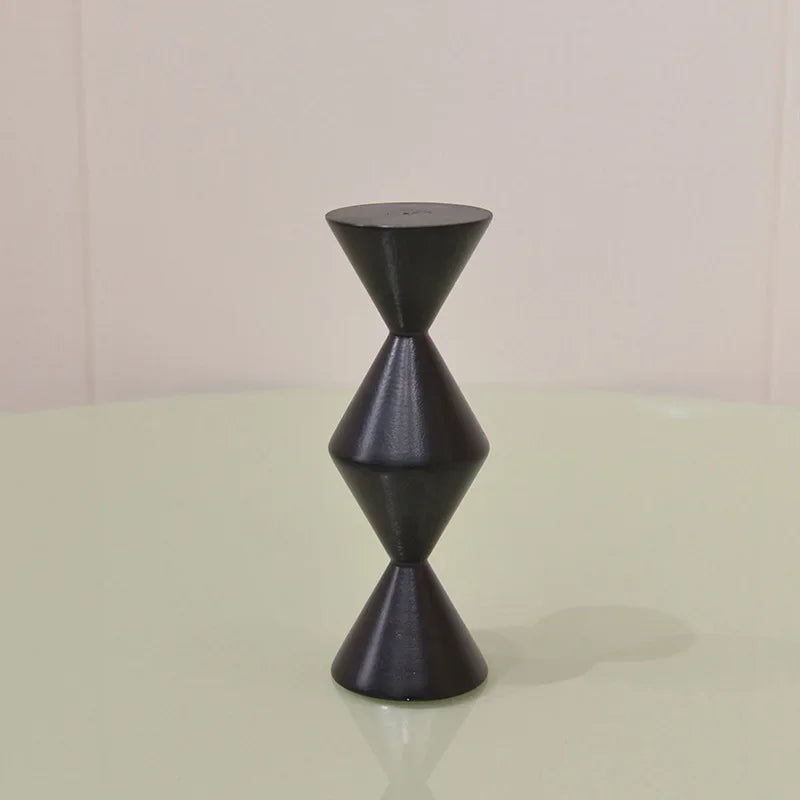 Bougeoir en Bois fait  à la main