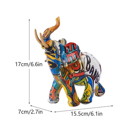 Figurine Eléphant Colorée