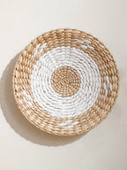 Panier mural en jonc de mer fait main