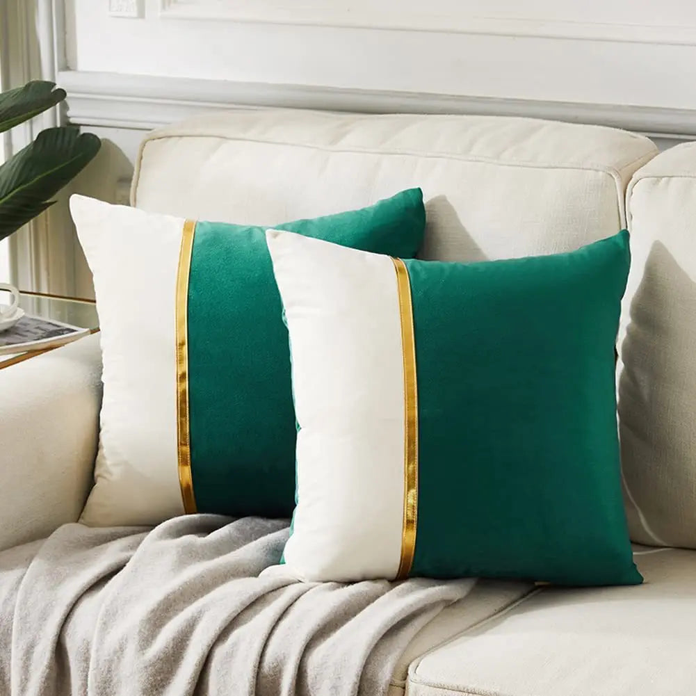 Housse de Coussin Décorative velours