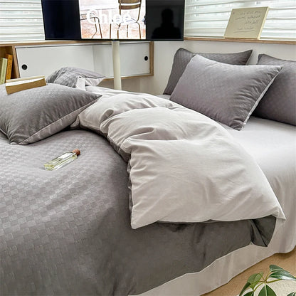 Parure Housse de Couette en Jacquard