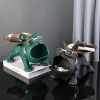 Figurine de Bouledogue Décoration Intérieure