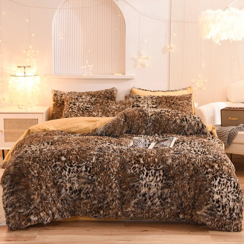 Parure Housse de Couette en Velours
