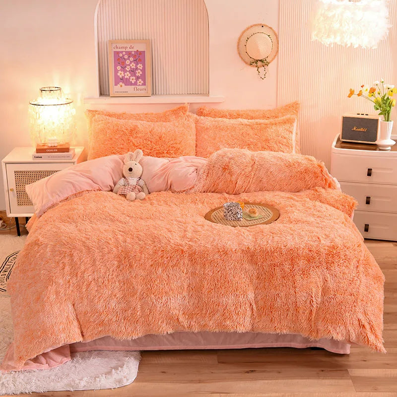 Parure Housse de Couette en Velours